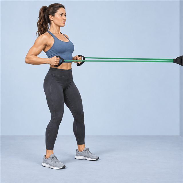 Resistance-band row — Full Body Foundation
